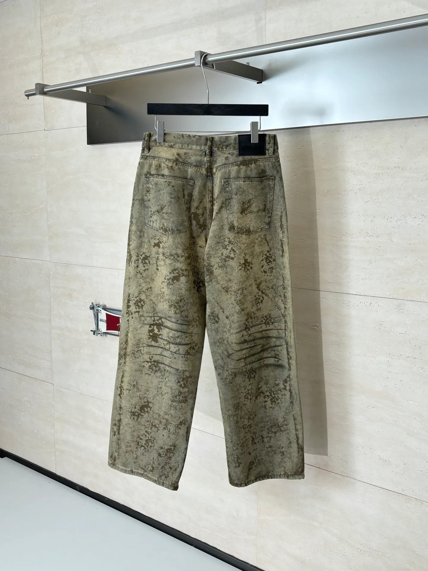 Acne Studio 26SS （14oz） ACNE +2% + Retro ACNE Non-Slip Genuine Leather Size：S/M/L/XL